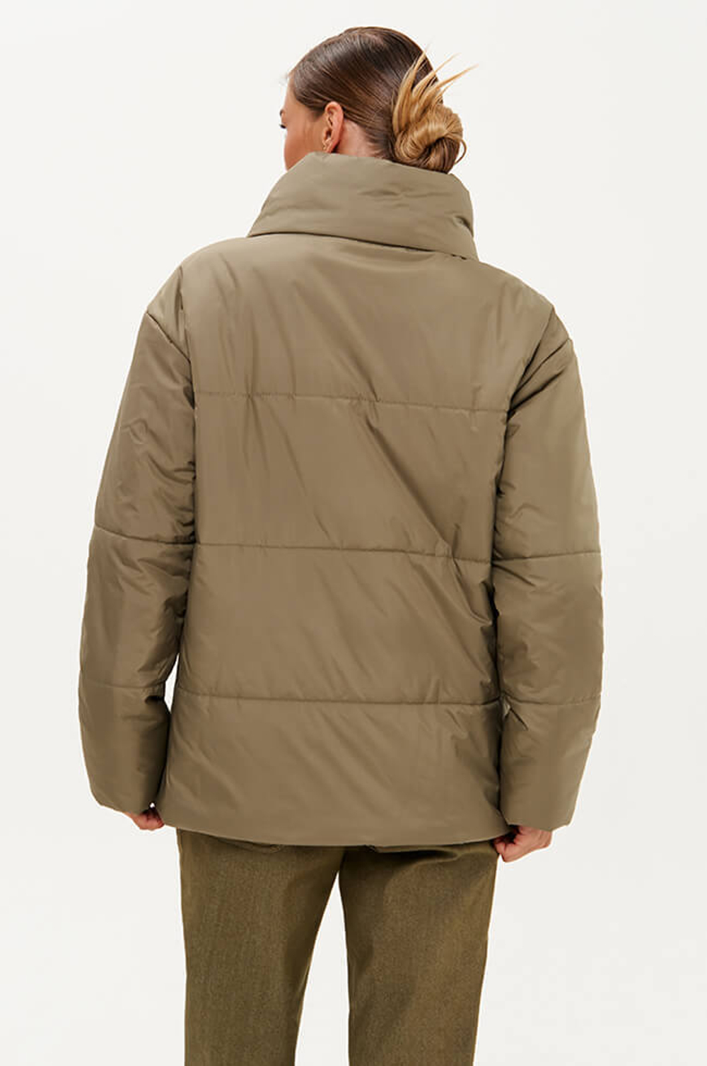 0114 Куртка женская (оливковый)