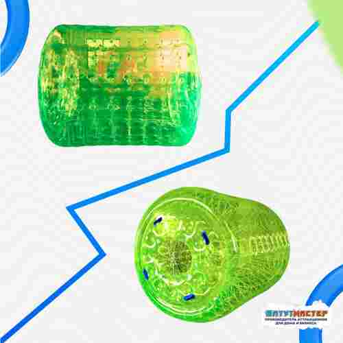 Роллер-аттракцион «Ярко-зелёный», ПВХ, трёхместный, 2,6×2,2×2,2 м