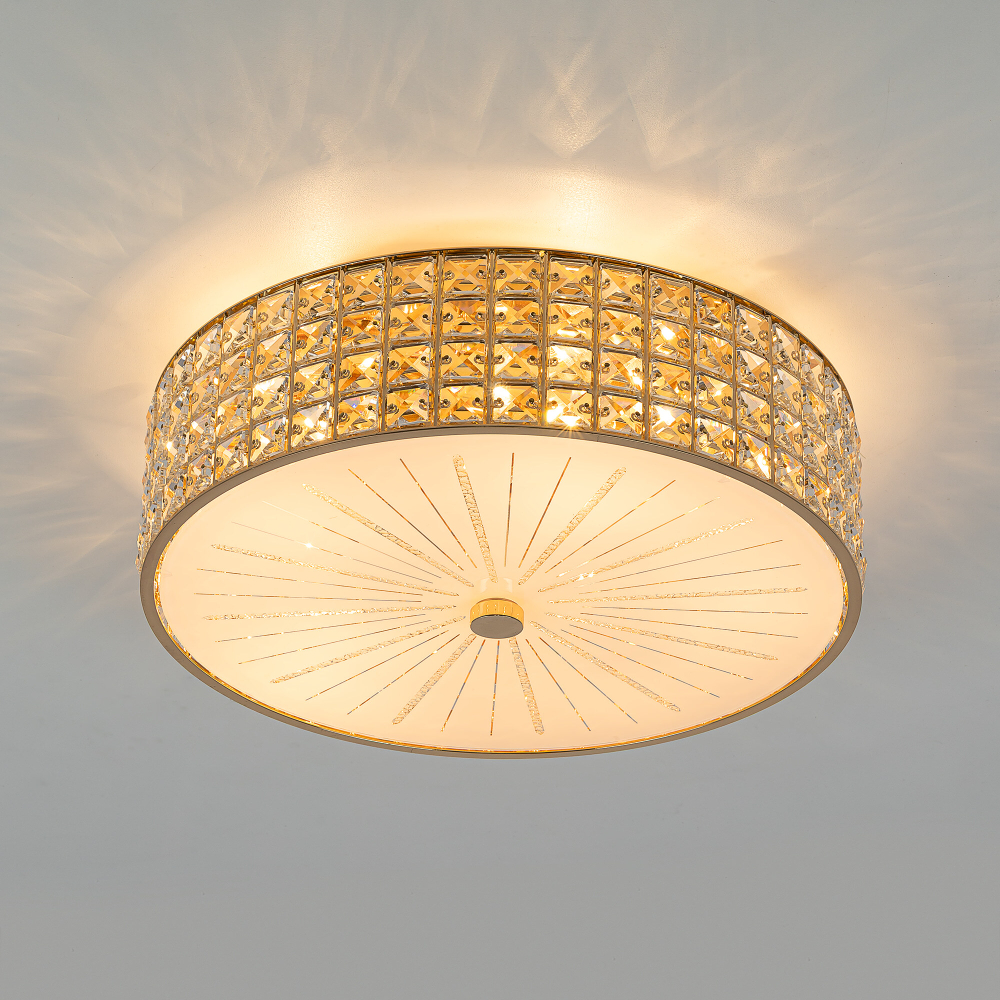 Citilux Портал CL324152 Люстра хрустальная Золото