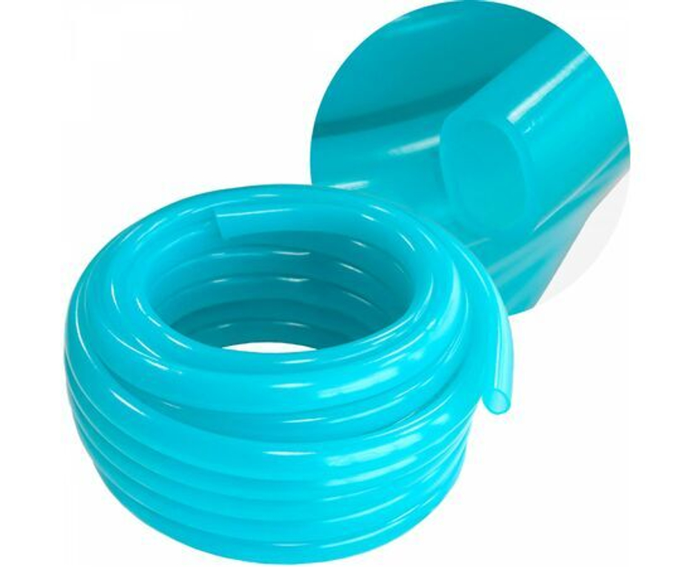 Шланг Дальняя Заимка шланг "Силиконовый" 1/2" 12,5 *15,9мм, 20м, 1-сл толщ. 1,7мм, бирюзовый, пищевой