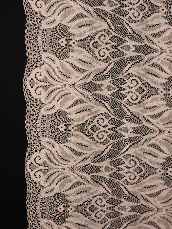 03-294 Кружево эластичное 24 см, бежевый 775