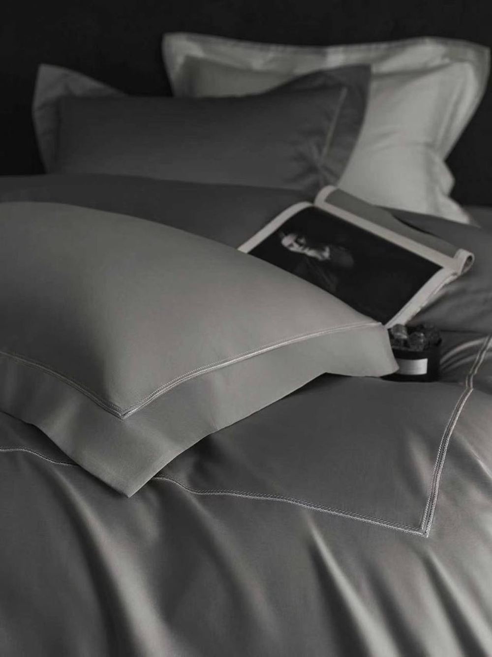Постельное белье из сатина Premium Grey