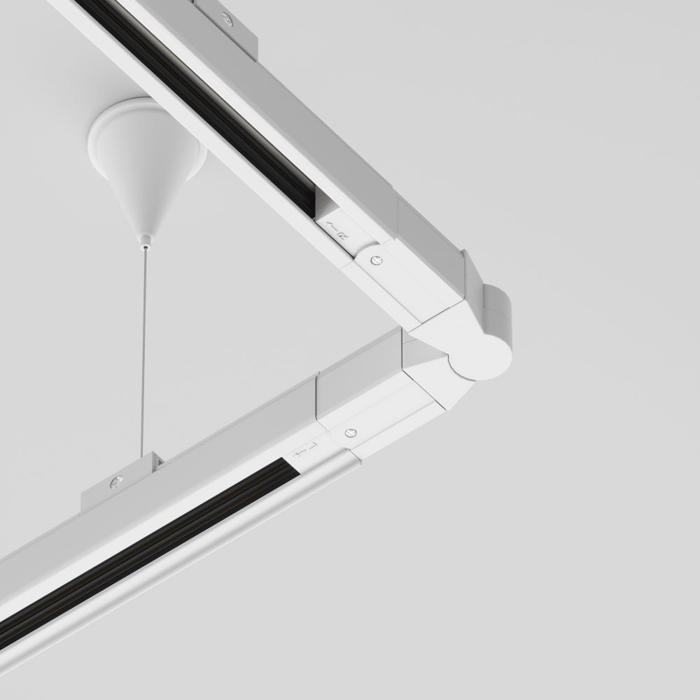 Коннектор поворотный для 3-фазного шинопровода Maytoni Trinity Accessorises TRA005CS-31W