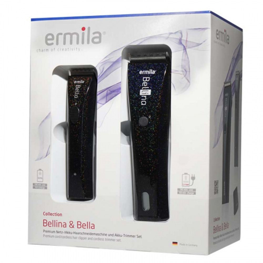 Набор машинка и триммер Ermila Bellina Bella Glitter Edition (1870-0017) - 2