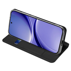 Чехол книжка черного цвета для смартфона Xiaomi Redmi Turbo 5 и Poco X8 Pro, серия Skin Pro Series от Dux Ducis