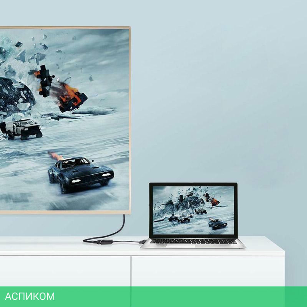 Конвертер UGREEN MM108-40259 Black (40259)