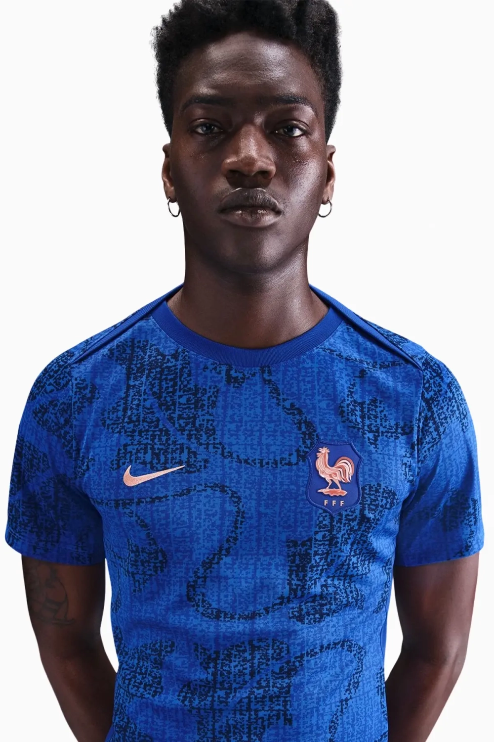 Футболка Nike France 2025 Academy Pro - синий