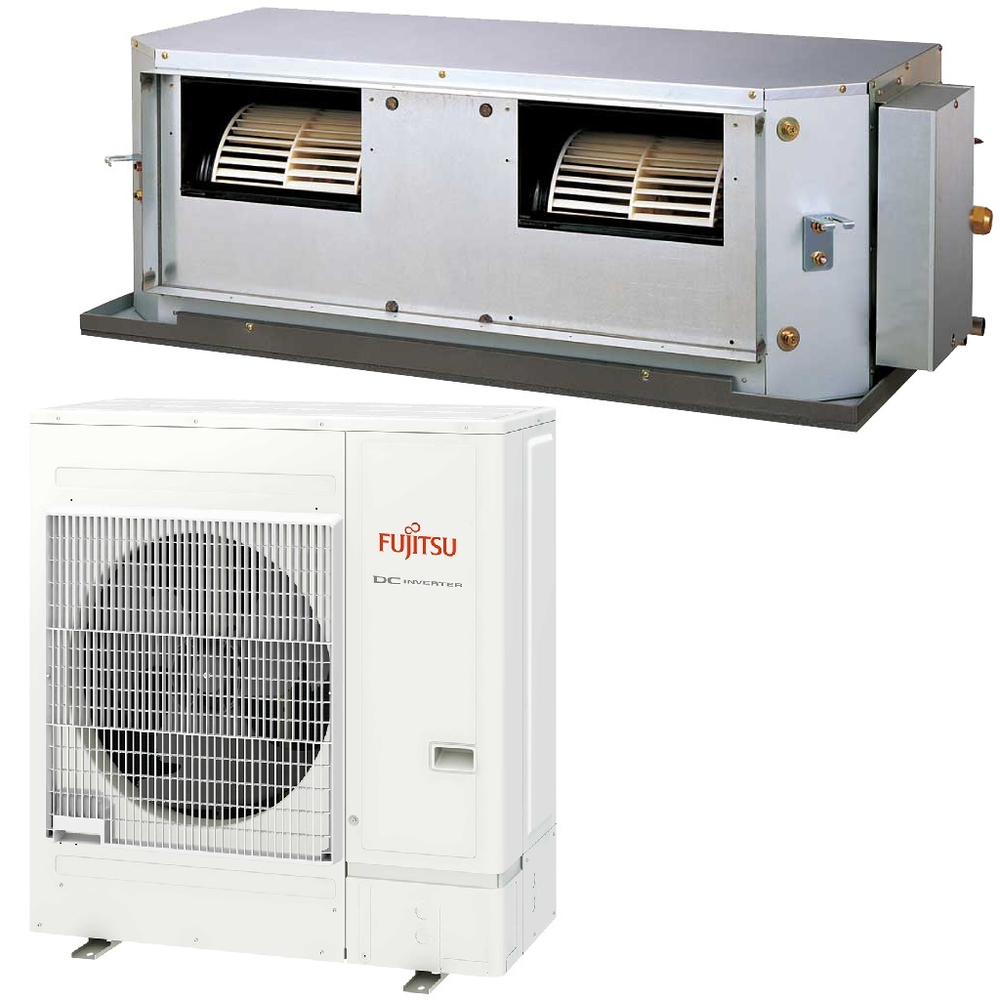 Канальный высоконапорный кондиционер инверторного типа Fujitsu