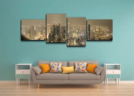 Модульная картина " Осака Япония "