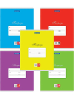 Тетрадь 12 л. BRAUBERG КЛАССИКА, частая косая линия, зеленая