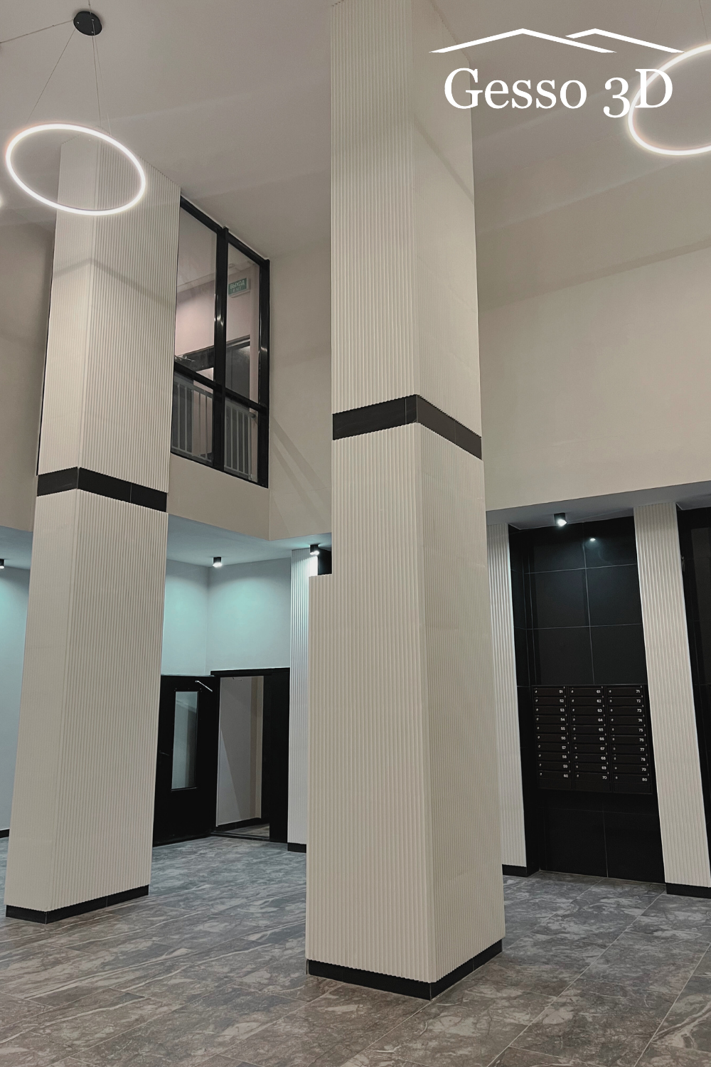 Гипсовая 3D панель Zigzag