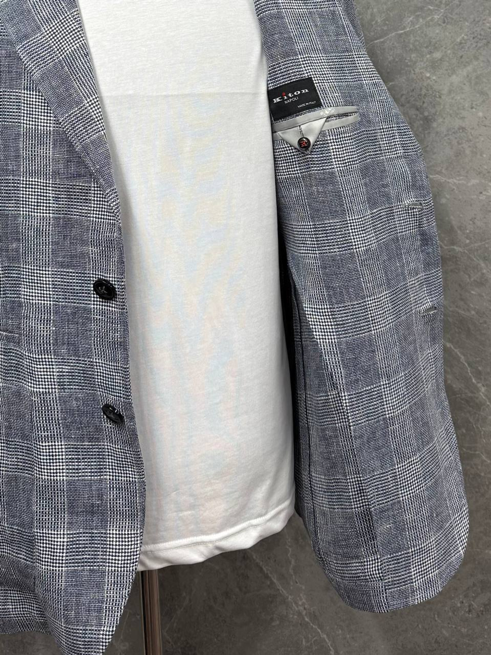 Льняной пиджак Kiton