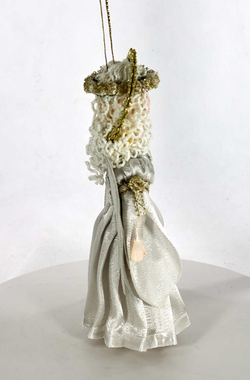 Подвесная фарфоровая кукла Ангел. Сувенир ручной работы