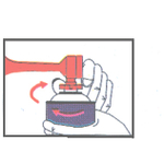 Сигнал с баллоном Lalizas, 380 мл