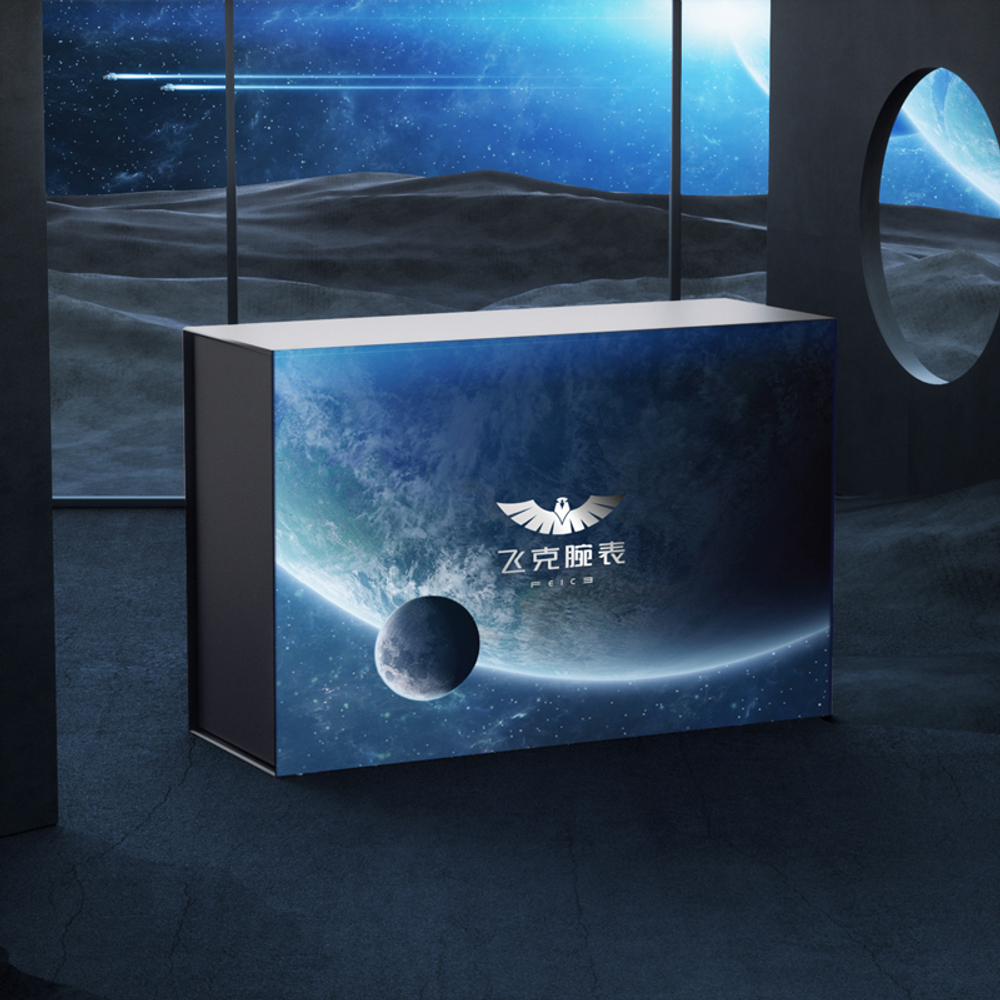 FEIKE Quartz Movement Steel Strap Watch Men"s Watches Blue Dial