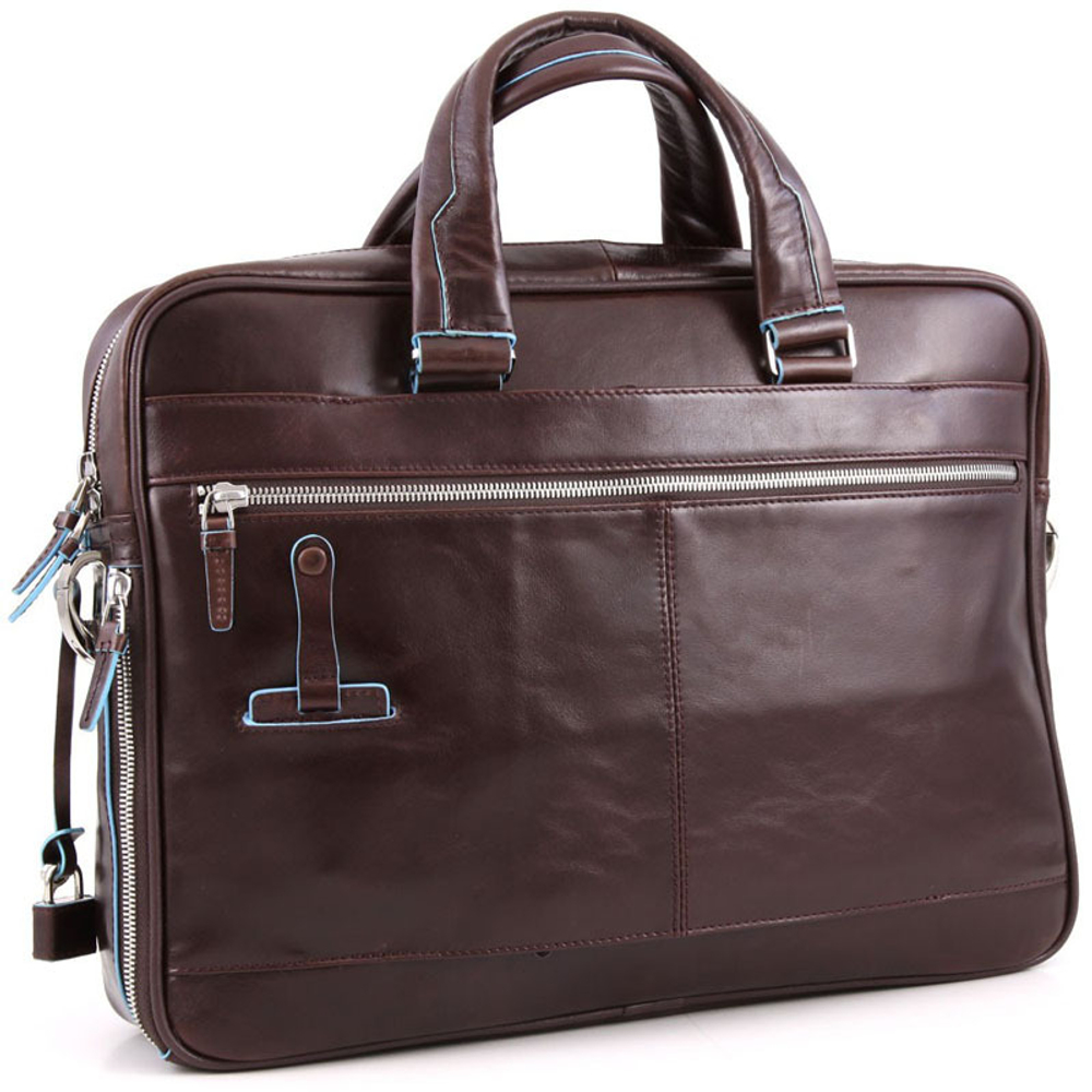Сумка для ноутбука Piquadro Blue Square/Mahogany