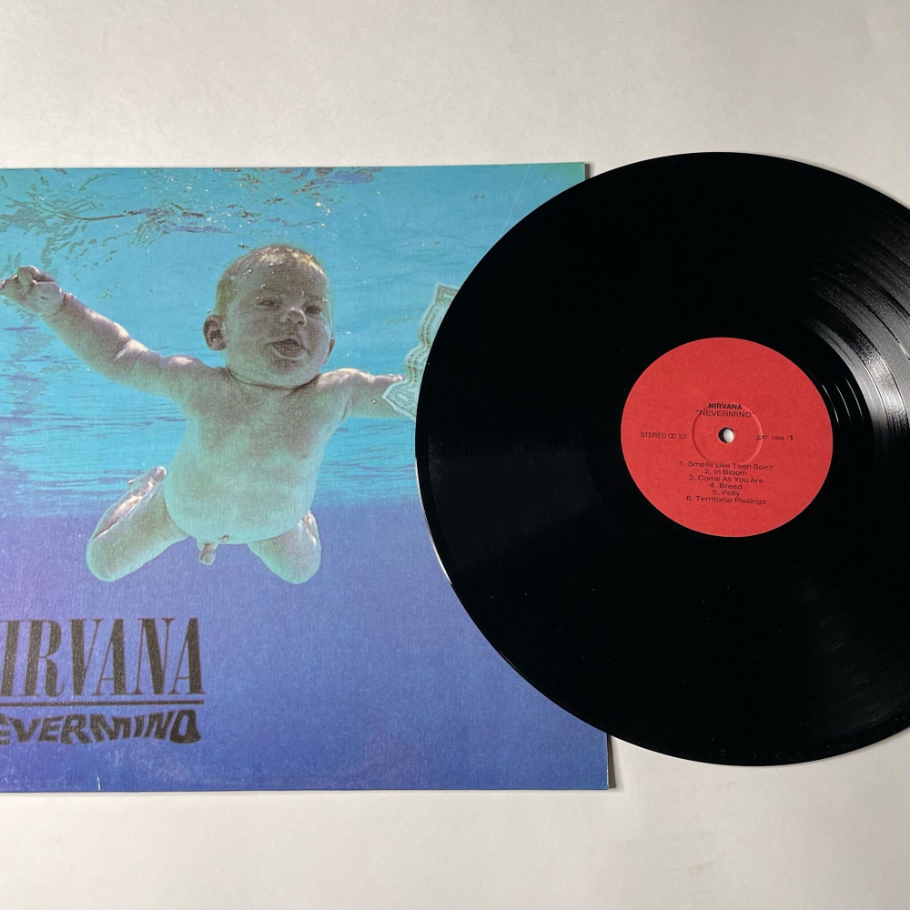 Винтажная виниловая пластинка LP Nirvana Nevermind (Россия 1992) Smells Like Teen Spirit