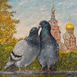Тищенко В. Аборигены СПб. Масло. СПб, 2016