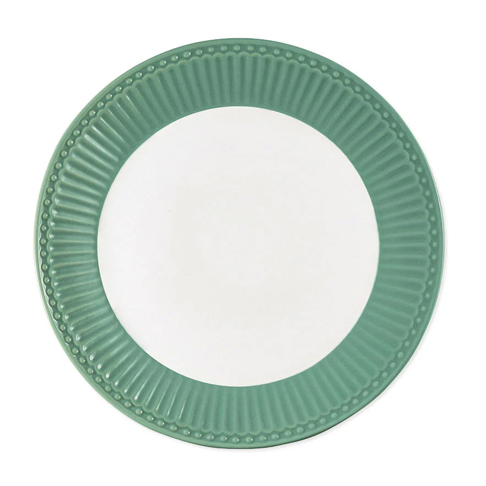 Тарелка Alice dusty green, 23 см