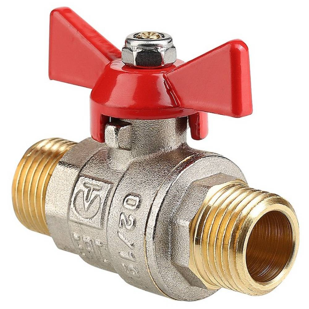 Кран шар. Valtec VT.219.N.06 BASE НН 1" бабочка