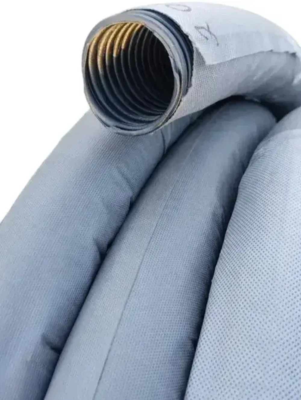 Дренажная труба 110 с перфорацией в геотекстиле бухта 50 метров гофрированная SN4