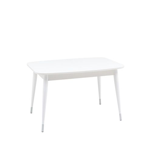 Стол обеденный Сидней раскладной 120-160*80 белый матовый