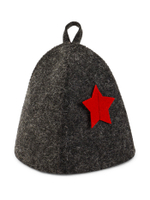 Шапка для бани и сауны «Звезда», полиэфир 70%, шерсть 30%