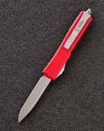 Автоматический складной нож Microtech Ultratech S/E Standart Stonewash VG-10 121-10RD (красный)