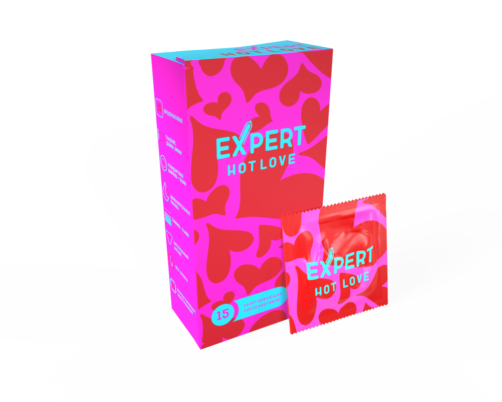 Презервативы Expert Hot Love 15 шт