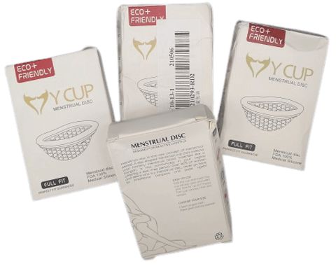 Дисконт. Менструальный диск Y-cup. Подходит для занятия сексом