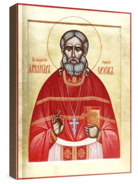 Александр Орлов (рукописная икона)