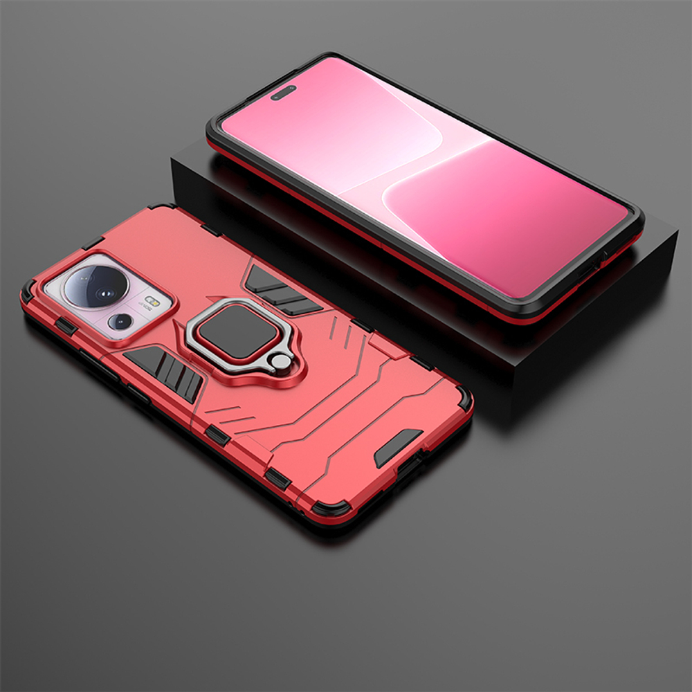 Противоударный чехол с кольцом Panther Case для Xiaomi 13 Lite