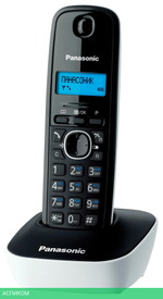 Радиотелефон DECT Panasonic KX-TG1611RUW белый