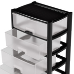 КОМОД КОЛОРИТ 5-ТИ СЕКЦИОН. ШИРОКИЙ ЧЁРНЫЙ АРТ.М8764