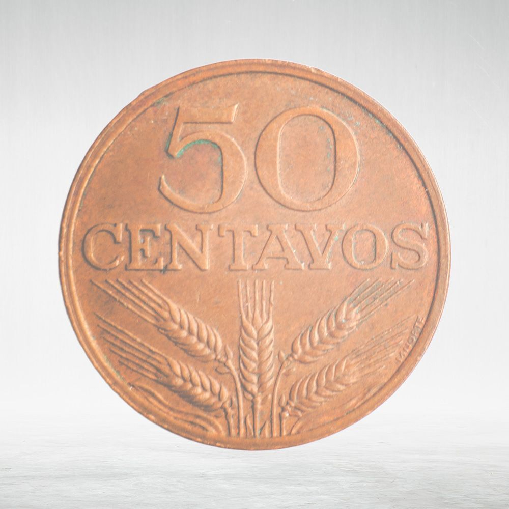 Portugal, 50 Centavos, 1977, VF