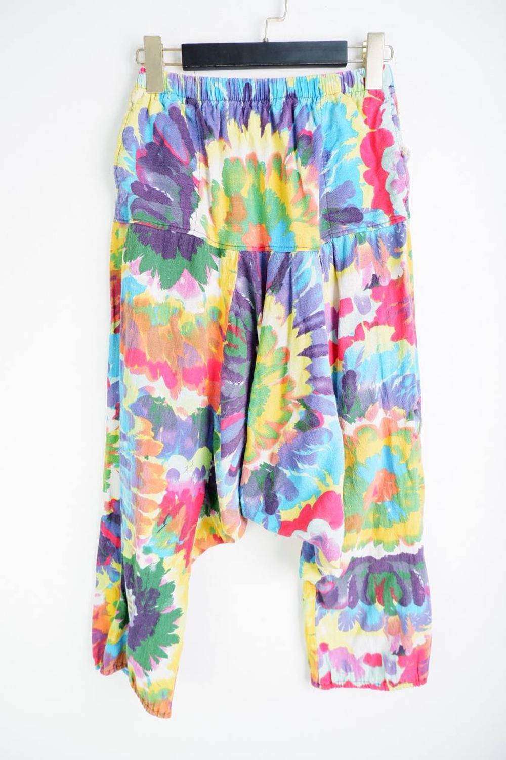 Бриджи с ярким принтом, визуально 42/44 размер