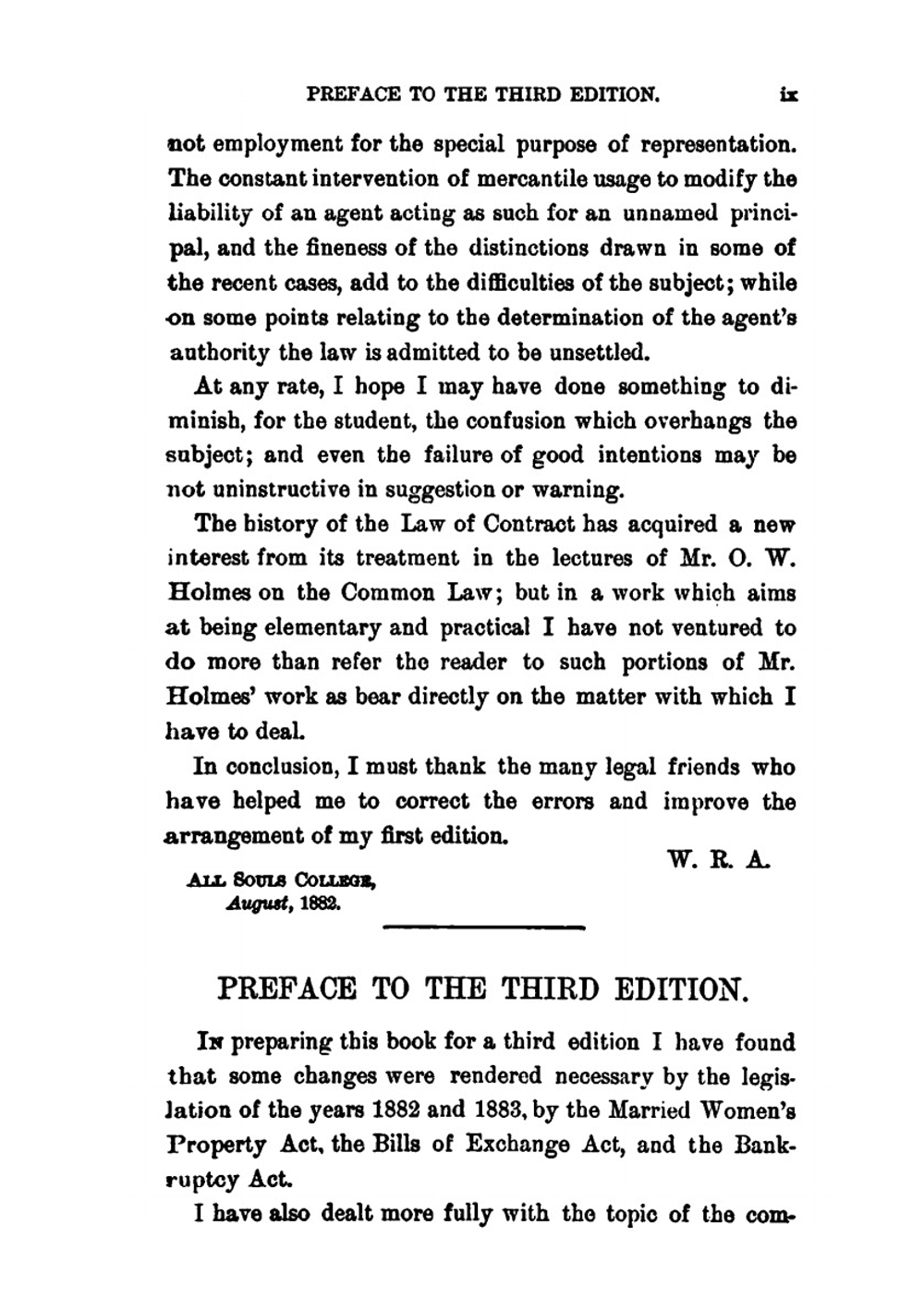 Principles of the English law of contract | Jerome C. Knowlton; William Reynell Anson