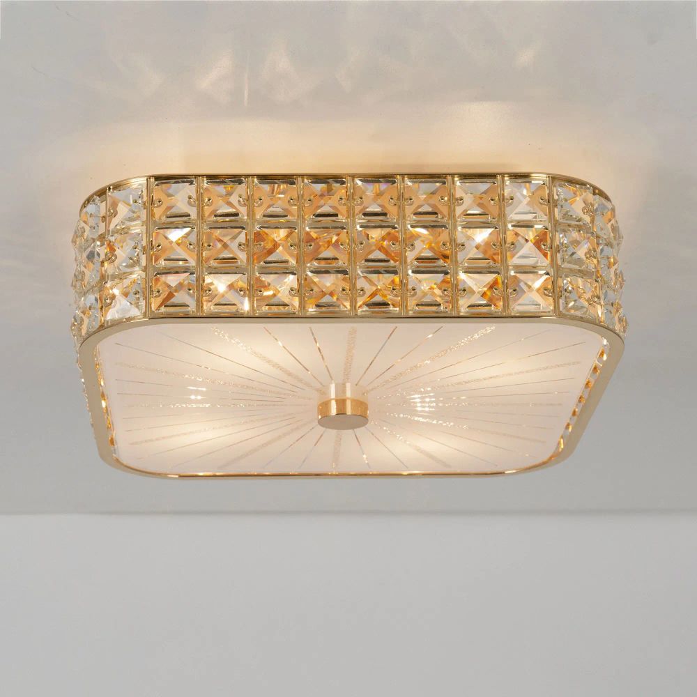 Citilux Портал CL324242 Люстра хрустальная Золото