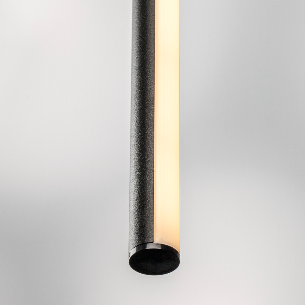 748437 Люстра TUBO LED 24W 2000LM 80G ЧЕРНЫЙ 3000K