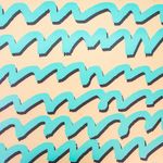 Упаковочная бумага, Крафт (0,7*1 м) Волны, 1 шт.