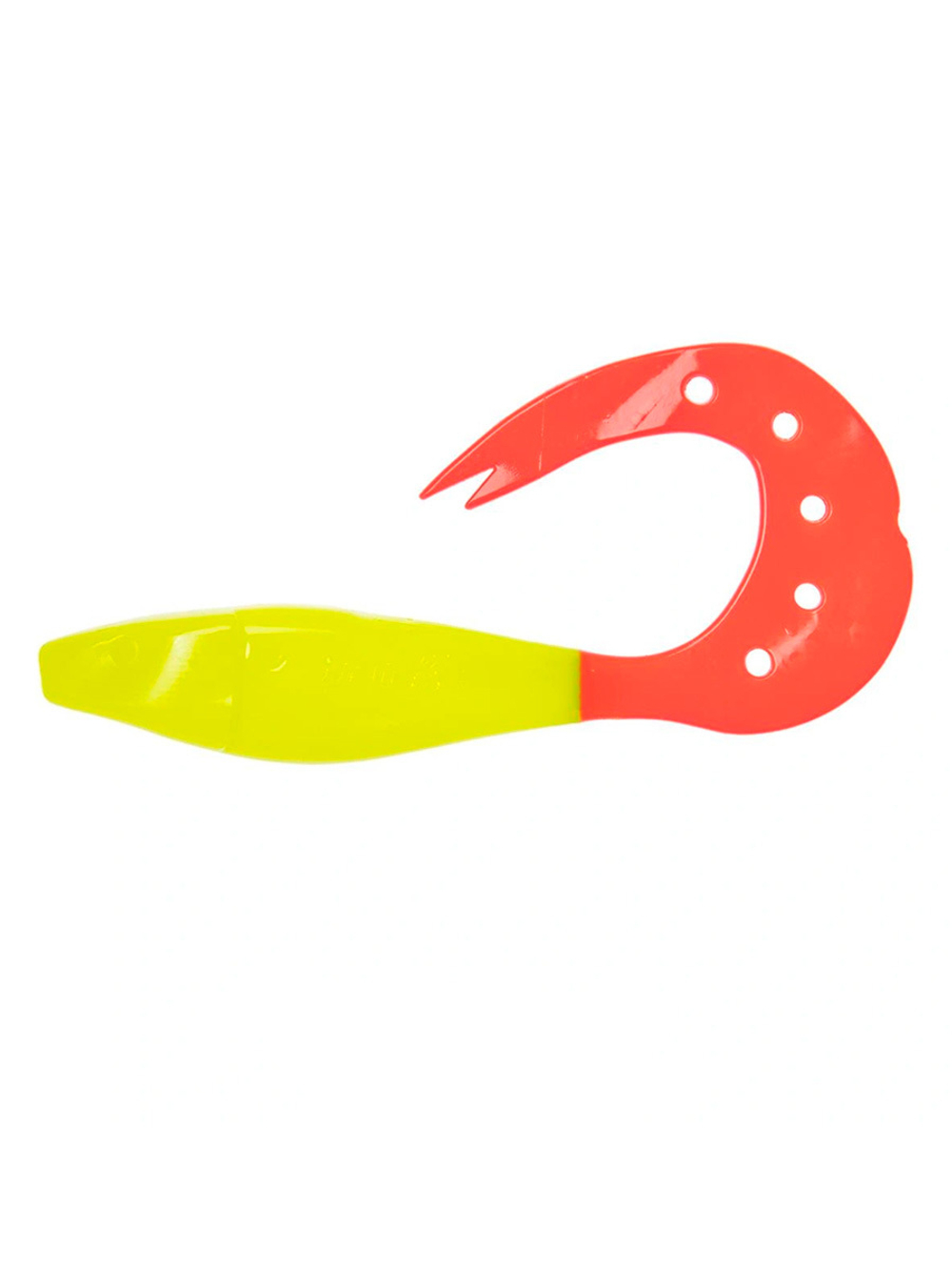 Твистер несъедобный Helios Kasandra 4"29/10,9см Lime 100шт. (HS-34-008-N)