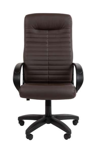 Офисное кресло Chairman 480LT Россия экопремиум коричневый