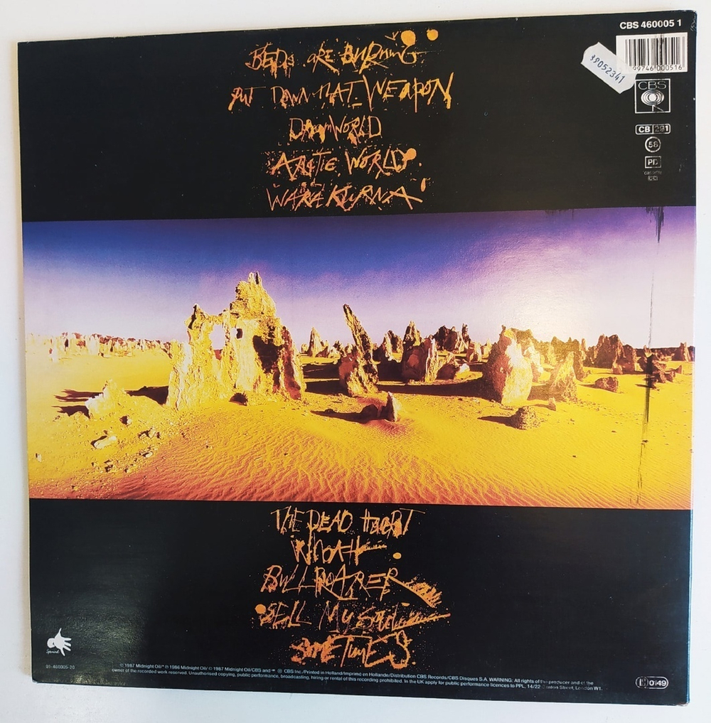 Midnight Oil Diesel And Dust Holland 1987