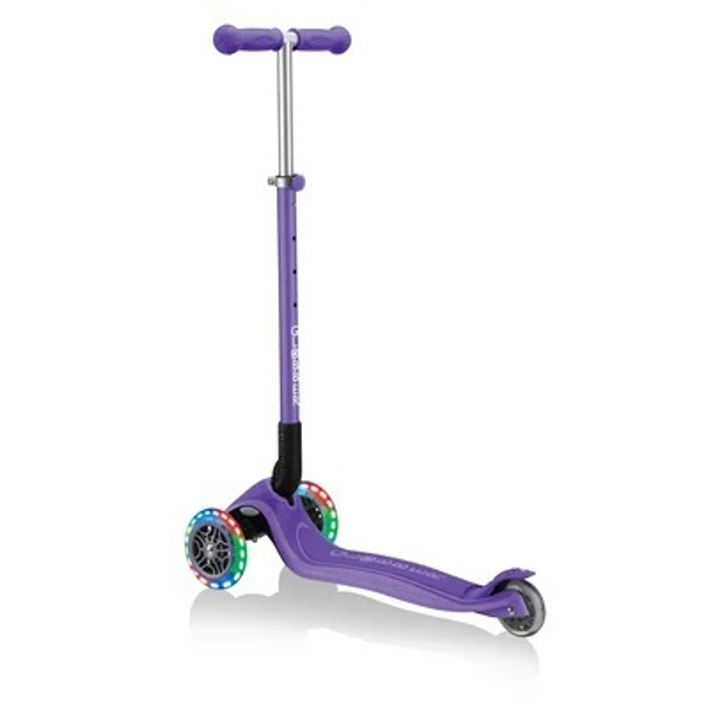 Самокат Globber Primo Foldable Plus Lights фиолетовый