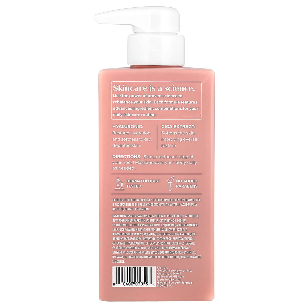 Medix 5.5, Гиалуроновая кислота + болгарская роза, крем мгновенного увлажнения, 15 жидких унций (444 мл)