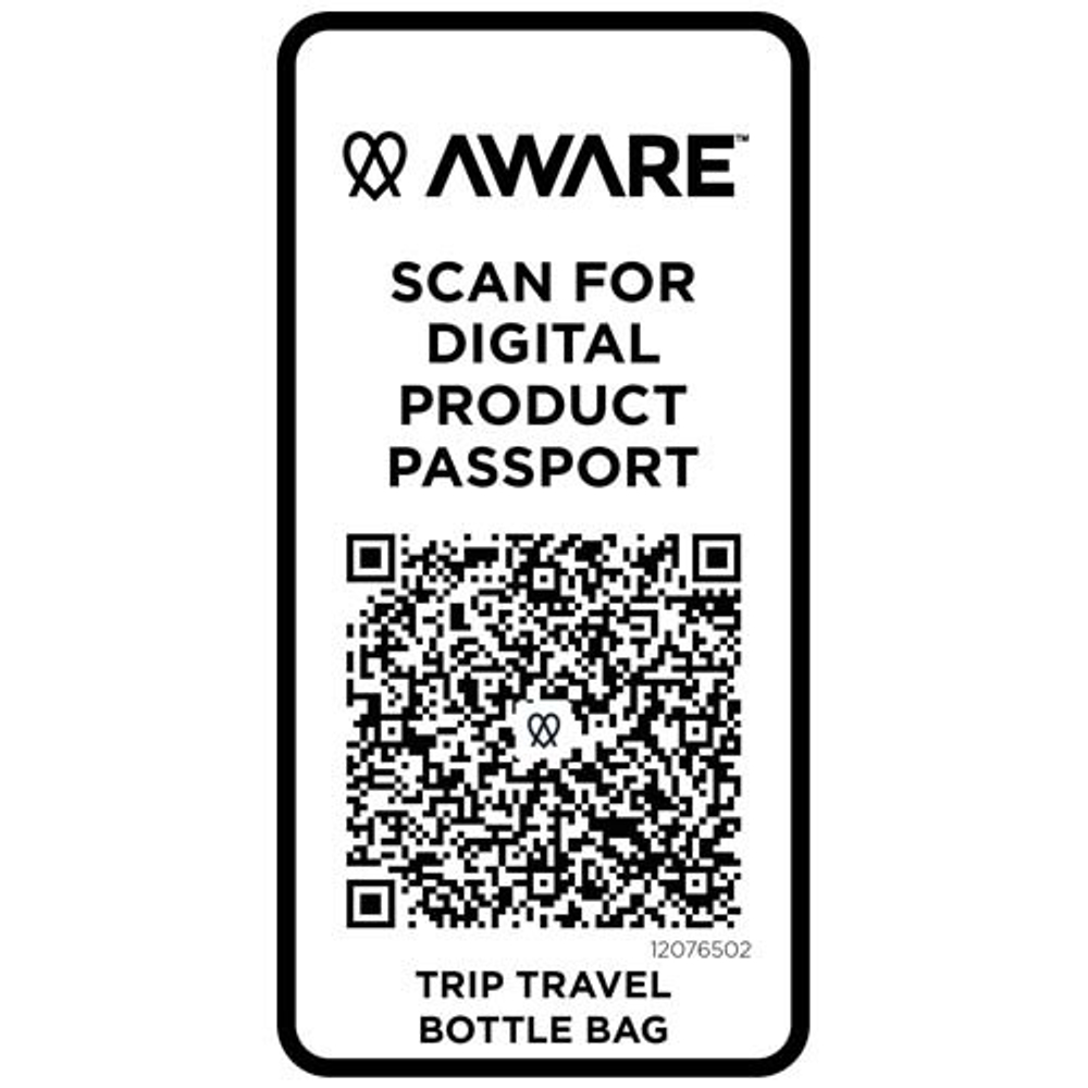 Trip Aware™ дорожная сумка для бутылок из переработанного материала объемом 2 л