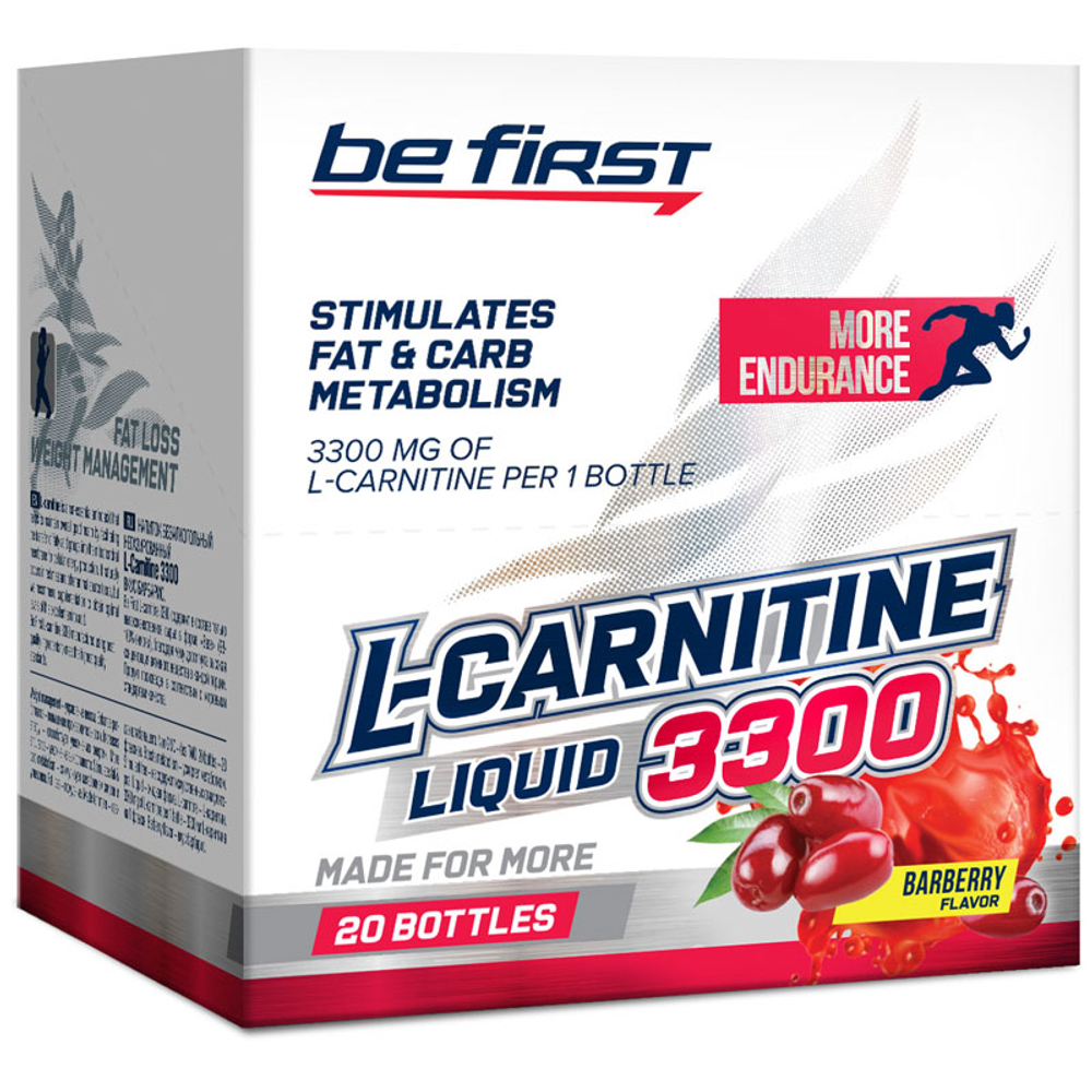Be First L-Carnitine 3300 в амп. (25 мл.)