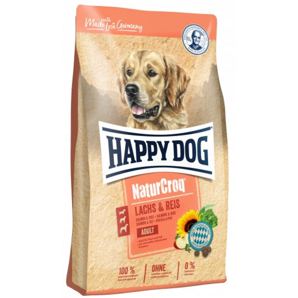 Happy Dog NaturCroq Lachs&amp;Reis - корм для собак с лососем и рисом