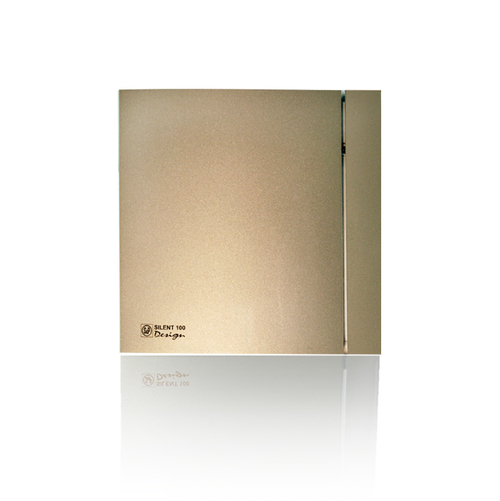 Накладной вентилятор Soler & Palau SILENT-100 CRZ DESIGN-4С CHAMPAGNE  (таймер)