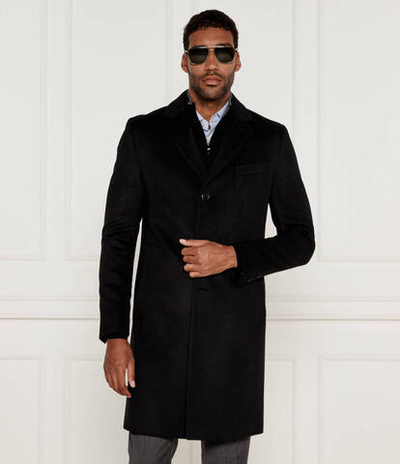 Хлопковое пальто hyde BOSS BLACK - черный(50525739)